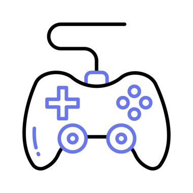 Oyun konsolu veya oyun denetleyici, bilgisayar oyunu, oyun alanı vektörü, oyun çubuğu oyun alanı simgesi