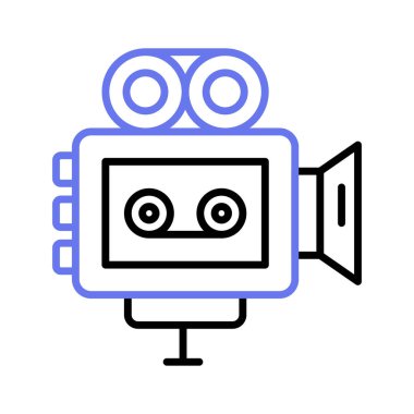 Vintage camera vector design isolated on white background