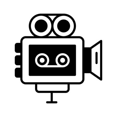 Vintage camera vector design isolated on white background