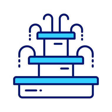 Çeşmenin bu muhteşem simgesini modern tarzda kontrol edin, bahçe suyu bahar süslemesi