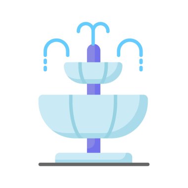 Have a look at this amazing icon of fountain in modern style, garden water spring decoration