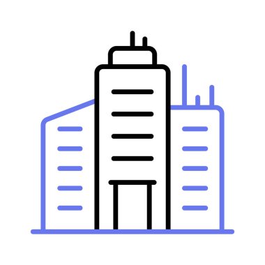 Ofis oluşturma vektör tasarımı beyaz arkaplanda izole edildi