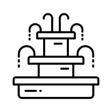 Çeşmenin bu muhteşem simgesini modern tarzda kontrol edin, bahçe suyu bahar süslemesi