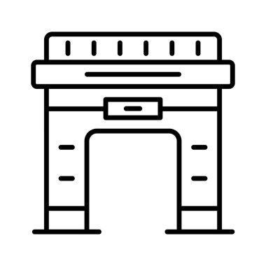 Modern icon of Arc dDe Triomphe in customizable style