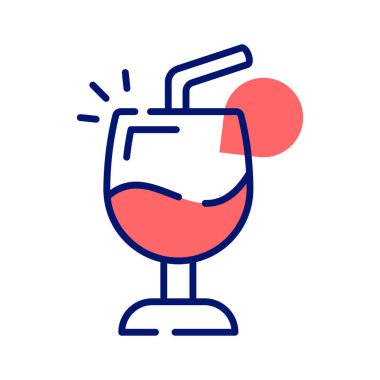 Şu muhteşem içki kadehi, şarap kadehi tasarımı ikonuna bir bakın.