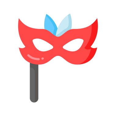 Parti maskesinin modaya uygun bir simgesi güzel bir parti dekoru maskesi.