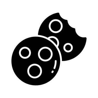 Modern tasarım tarzında lezzetli çikolatalı kurabiyeler, kullanımı ve indirmesi kolay.