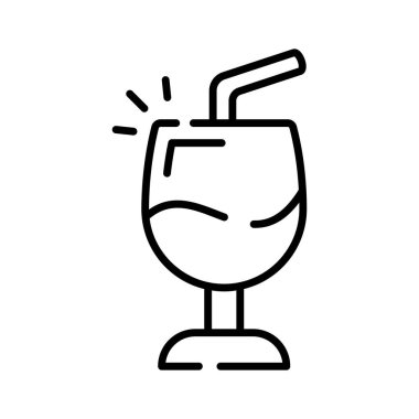 Şu muhteşem içki kadehi, şarap kadehi tasarımı ikonuna bir bakın.