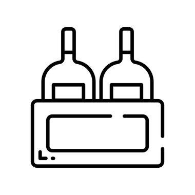 Kurgulanabilir şarap şişeleri sandığı, bira şişeleri ahşap sandıkta.