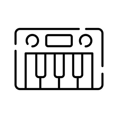 Piyanonun bu güzel dizayn edilmiş vektörünü, müzik aletini ele geçirin.