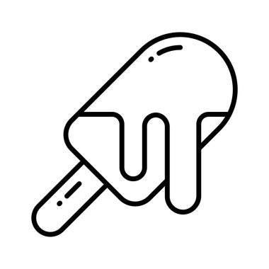 Dondurma kabı modern tarzda, kullanmaya ve indirmeye hazır.