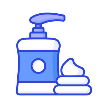 Yumuşak cilt için tıraş köpüğü, tıraş köpüğü vektör tasarımı