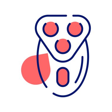 Elektrikli tıraş makinesi, traş makinesi, elektrikli tıraş makinesi vektör tasarımı