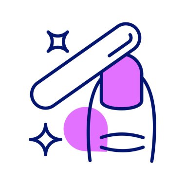 Çok güzel tasarlanmış manikür simgesi, modaya uygun, prim kullanımına hazır.