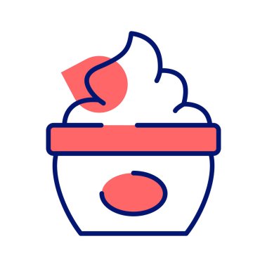 Güzellik kremi kavanozu, yüz kremi, nemlendirici losyon, kozmetik ikonu