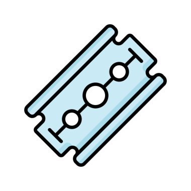 Jilet vektör tasarımı beyaz arkaplanda izole edildi