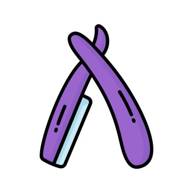 Ellerinizi ustura, berber jilet ve güvenlik jiletinden oluşan bu özenle dizayn edilmiş ikona koyun.