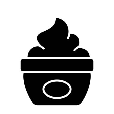 Güzellik kremi kavanozu, yüz kremi, nemlendirici losyon, kozmetik ikonu