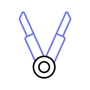 Beyaz arkaplanda saç düzleştirici vektör tasarımı izole edildi