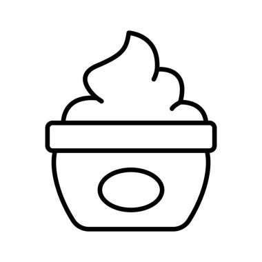 Güzellik kremi kavanozu, yüz kremi, nemlendirici losyon, kozmetik ikonu