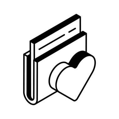 Şu güzel tasarlanmış romantik veri depolama ikonuna bir bakın.