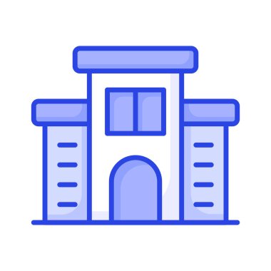 Ofis binasının, otel binasının, konut binasının bu özenle hazırlanmış simgesini kontrol et.