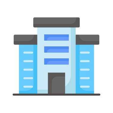 Ofis binasının, otel binasının, konut binasının bu özenle hazırlanmış simgesini kontrol et.