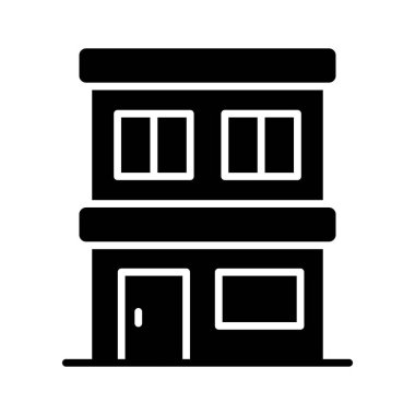 Ofis binasının, otel binasının, konut binasının bu özenle hazırlanmış simgesini kontrol et.