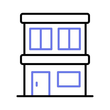 Ofis binasının, otel binasının, konut binasının bu özenle hazırlanmış simgesini kontrol et.