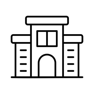 Ofis binasının, otel binasının, konut binasının bu özenle hazırlanmış simgesini kontrol et.