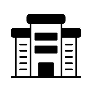 Ofis binasının, otel binasının, konut binasının bu özenle hazırlanmış simgesini kontrol et.