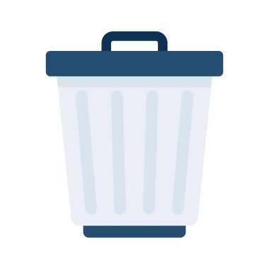 Bu düz silme simgesine moda biçiminde bir göz atın