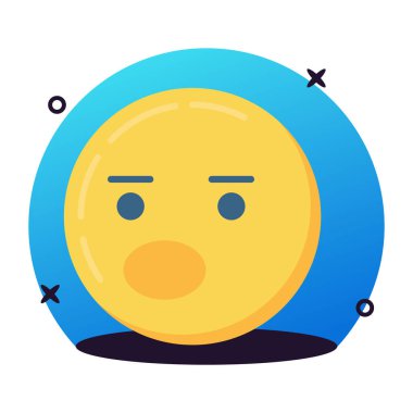 Moda tarzında dikkatlice hazırlanmış bu emoji simgesini yakala