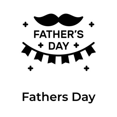 Mutlu babalar günü vektör tasarımı modaya uygun, eşsiz ve premium vektör