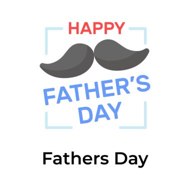 Mutlu babalar günü vektör tasarımı modaya uygun, eşsiz ve premium vektör