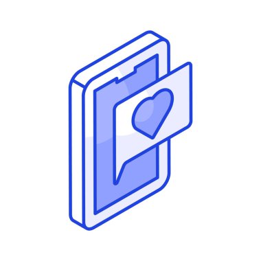 Moda biçiminde pozitif geri besleme izometrik vektör tasarımı