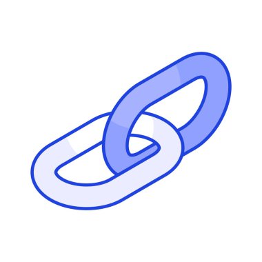 Modern ve modayı takip eden izometrik tarzda zincir linki tasarımı, kullanımı kolaydır