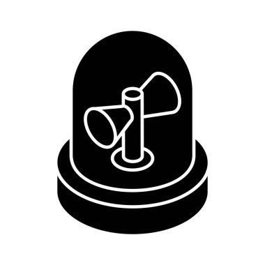 Acil durum sireninin birinci simgesi, kolayca kullanılabilir