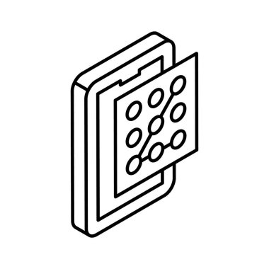 Düzenlenebilir biçimdeki bu hareketli desen simgesini yakala