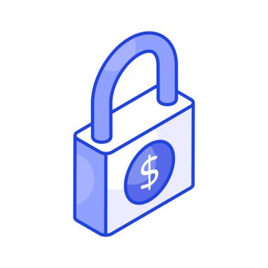 Finansal güvenliğin bu çekici vektörünü güvenli yatırım simgesini kullanmaya hazır hale getirin.