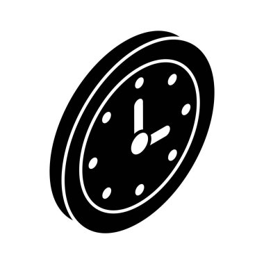 Düzenlenebilir biçimli, kullanımı ve indirmesi kolay bir alarm saat ikonu