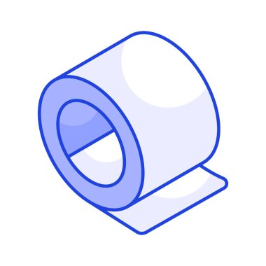 Dokunun modayı takip eden ve vektör kullanmaya hazır bir izometrik simgesi