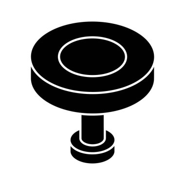 Masanın, hastanenin, mobilya vektörünün bu güzel ikonunu alın.