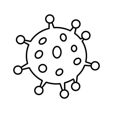 Viral koronavirüs izometrik vektör tasarımı, bulaşıcı hastalık