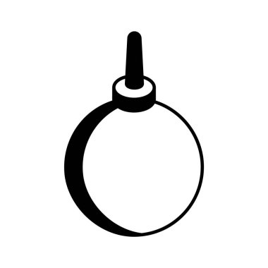 Bu yaratıcı, izometrik lavman ikonunu moda, sağlık ve tıbbi koleksiyonuna ekleyin.