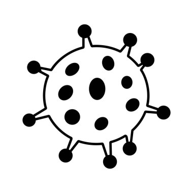 Viral koronavirüs izometrik vektör tasarımı, bulaşıcı hastalık
