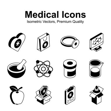 Yaratıcı olarak tasarlanmış bu tıbbi ve sağlık ikonlarına bir göz atın.