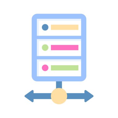 Bu ağ sunucusunun yaratıcı simgesine bir göz atın, moda konsepti