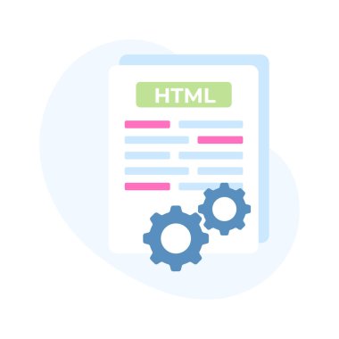 Bu inanılmaz simge html dosyasını modern biçim, premium vektör olarak al