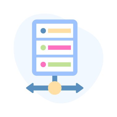 Bu ağ sunucusunun yaratıcı simgesine bir göz atın, moda konsepti